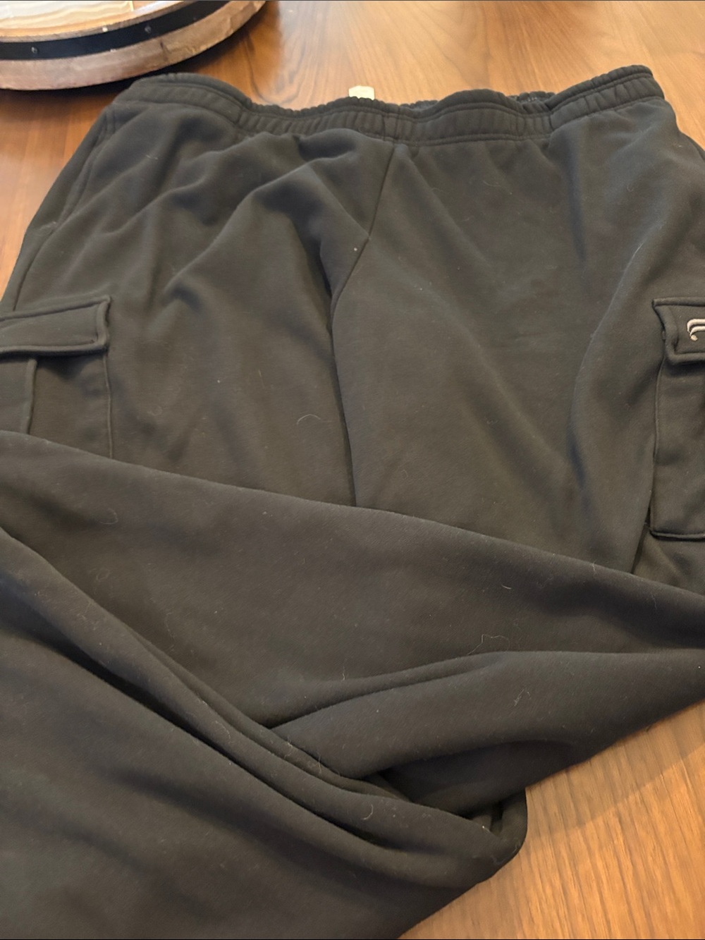 Fabletics Black Cargo Joggers for Men